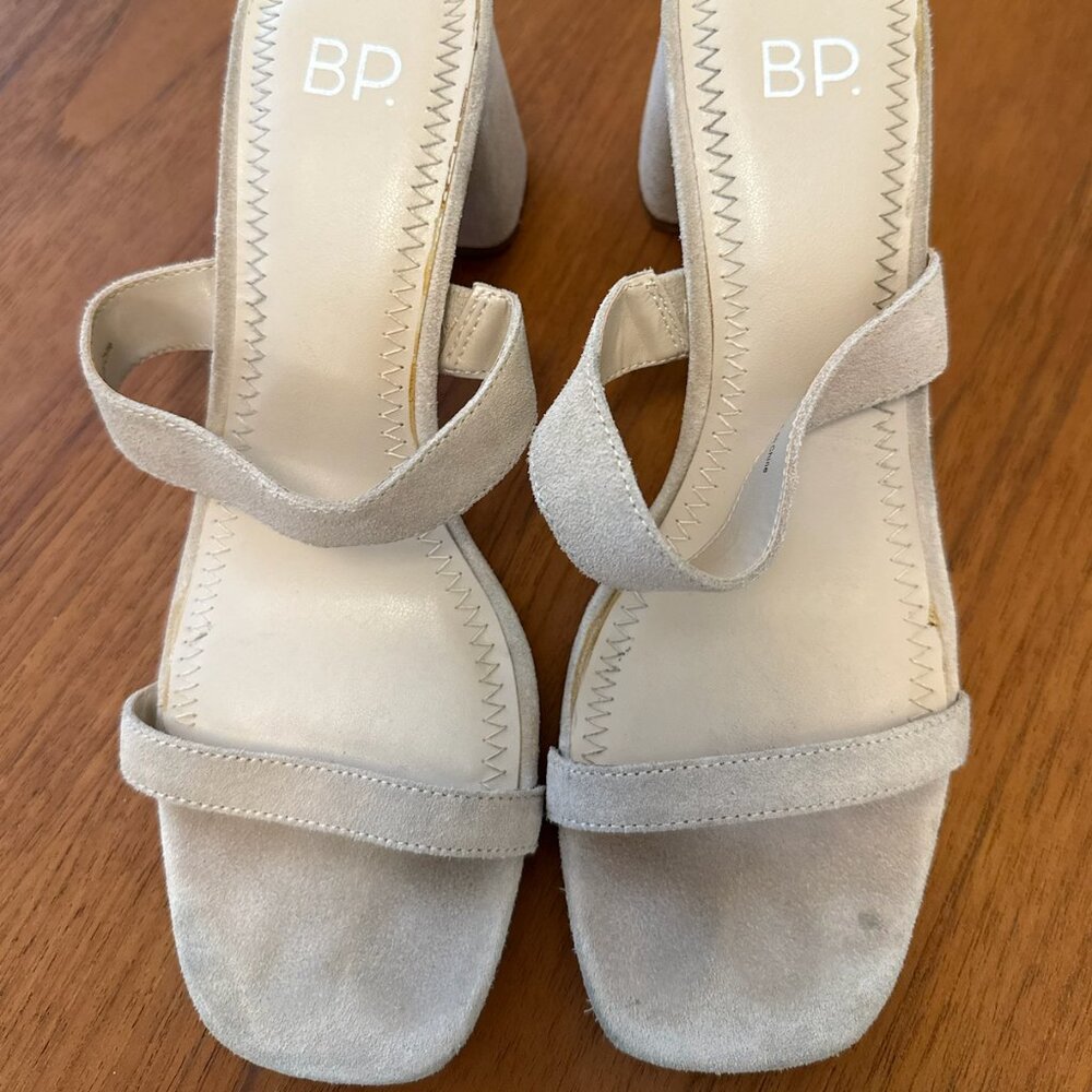 BP. Emmie Block Heel Slide sandals